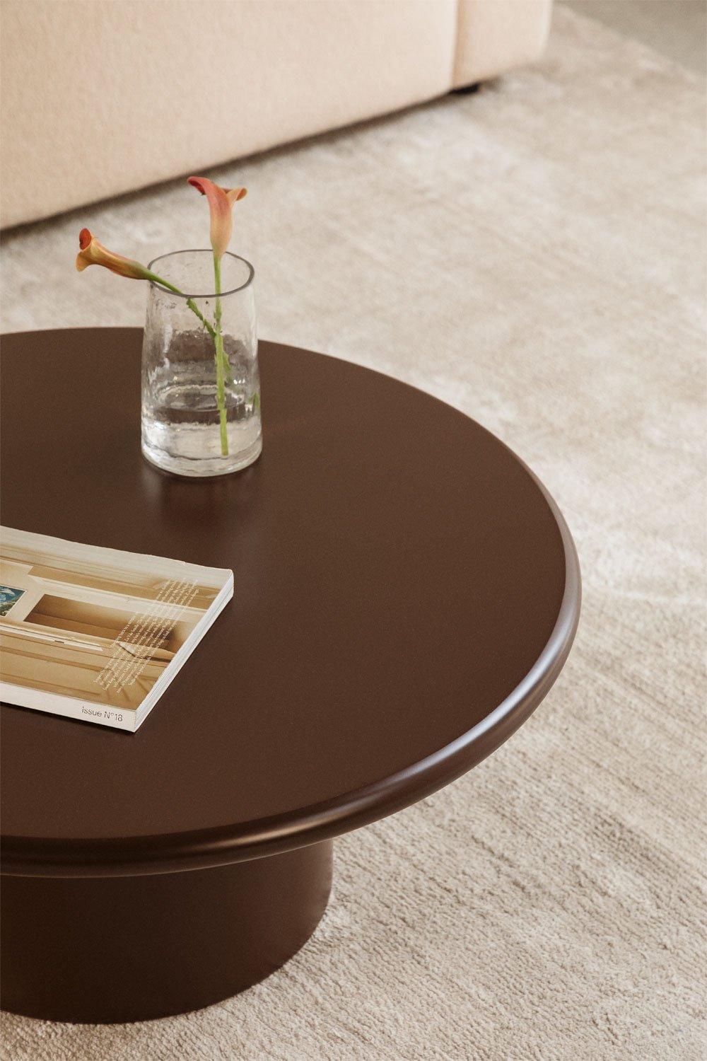 Sklum Runder MDF-Couchtisch (Ø80 Cm) Rodeo