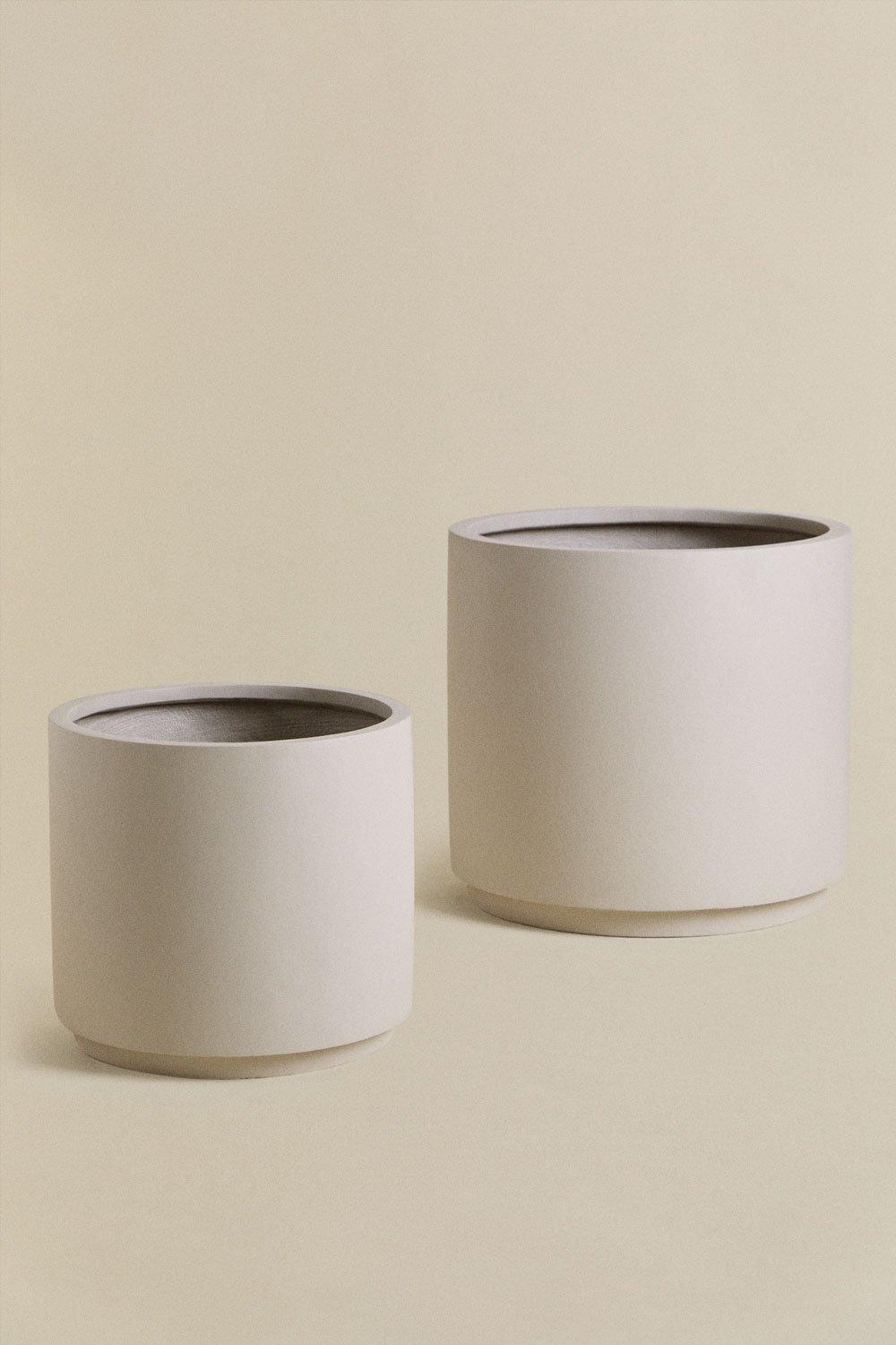 Sklum Saturno Outdoor Planter In Polystone