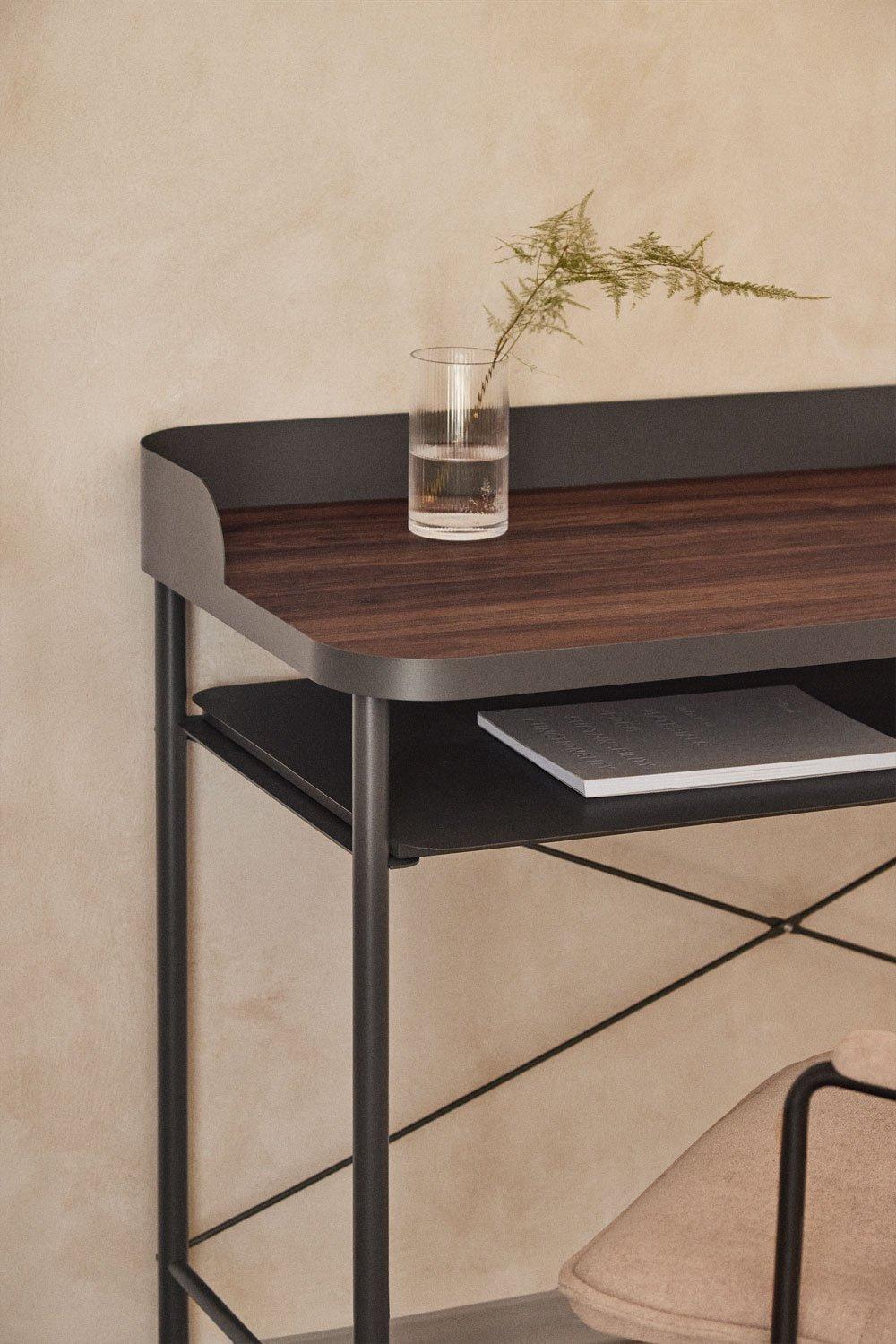 Sklum Secretária Em MDF E Metal Kerobert