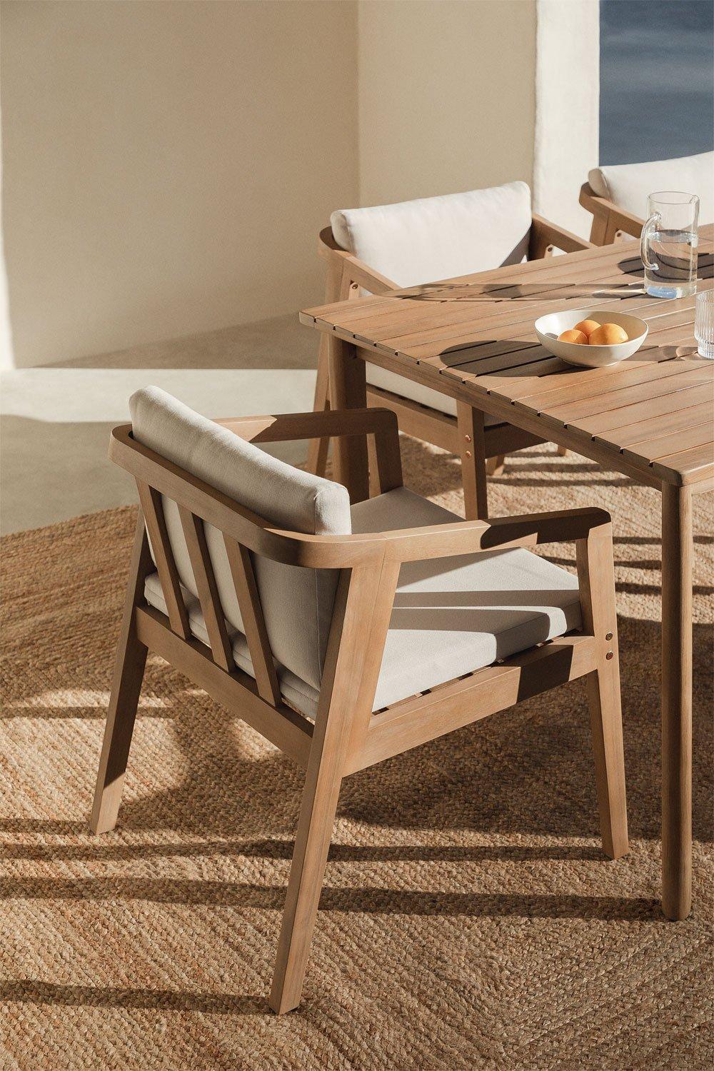 Sklum Sedia Da Giardino In Legno Di Acacia Kaela