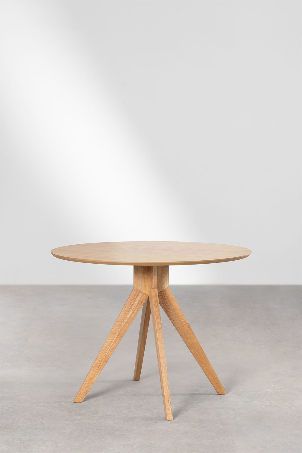 Sklum Sekiz Round Ø100 Cm Wooden Dining Table