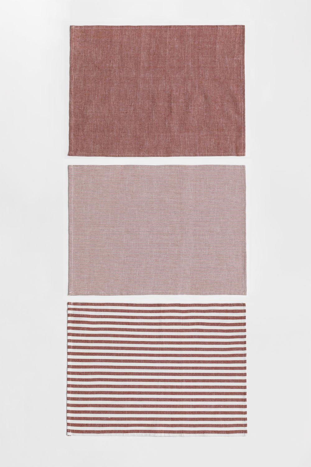 Sklum Set De 3 Paños De Cocina En Algodón Anellia