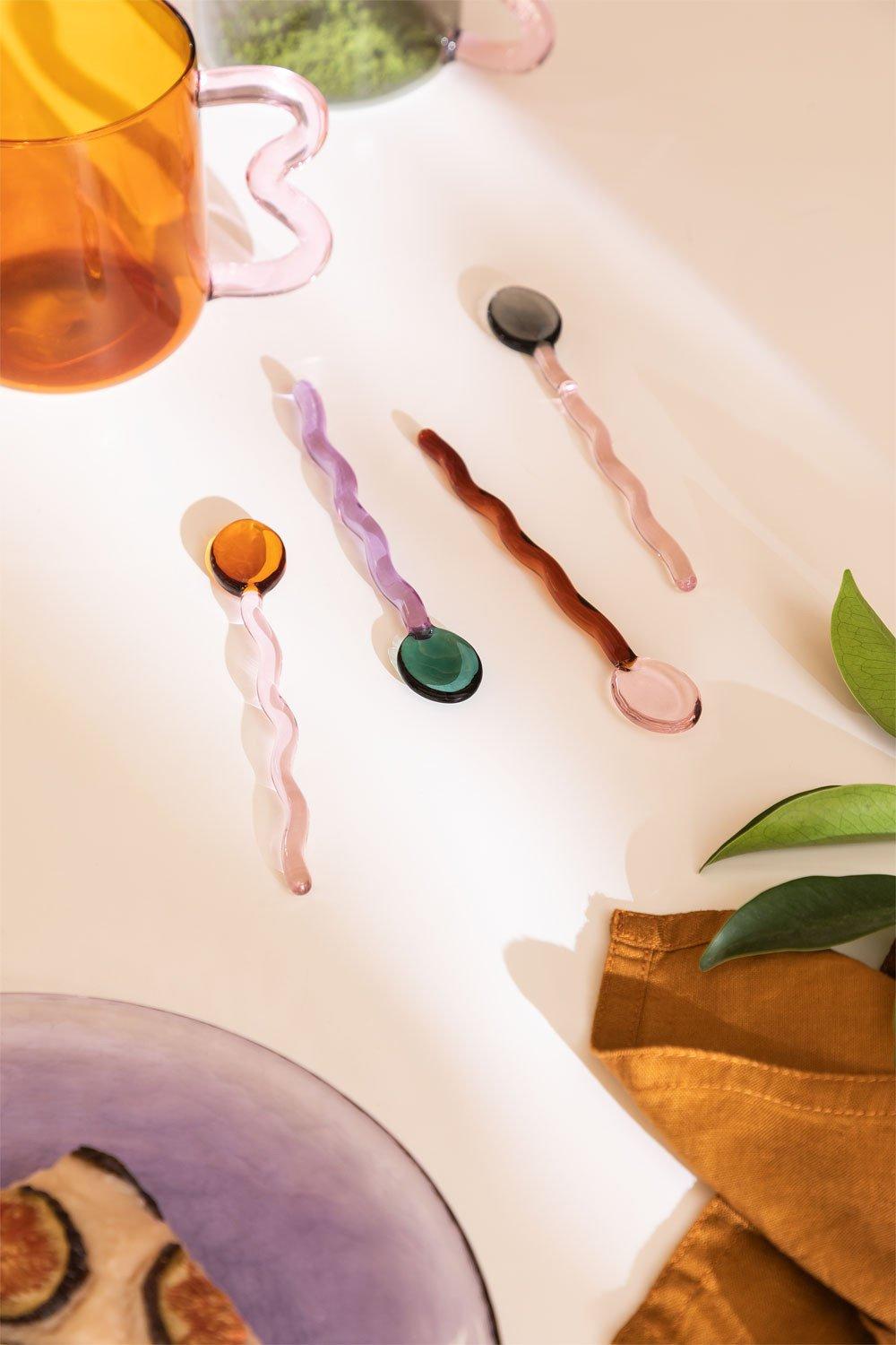 sklum Set de 4 Cucharas de Café Yukis