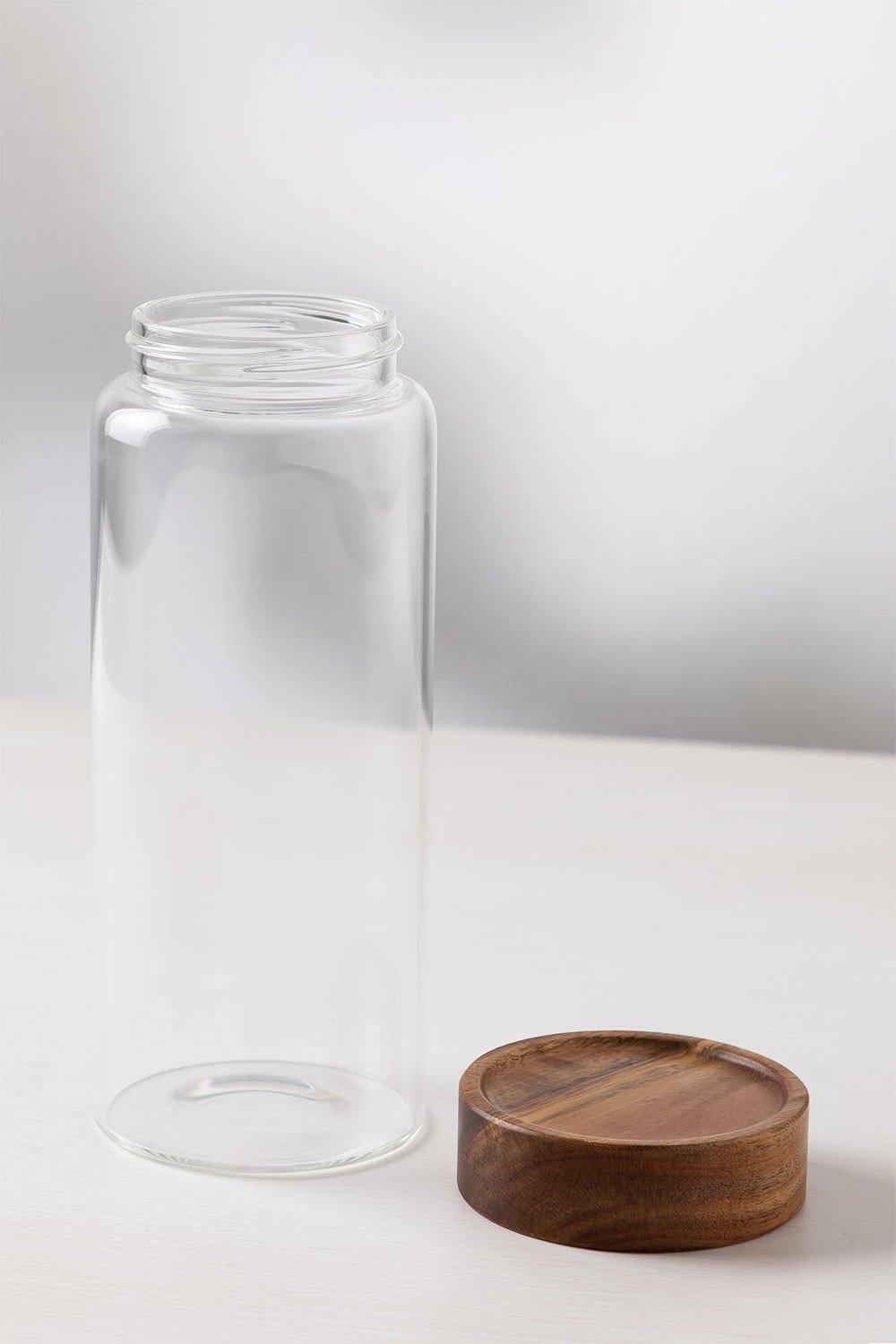 Sklum Set De 4 Tarros De Cristal (Ø8 Cm) Weris
