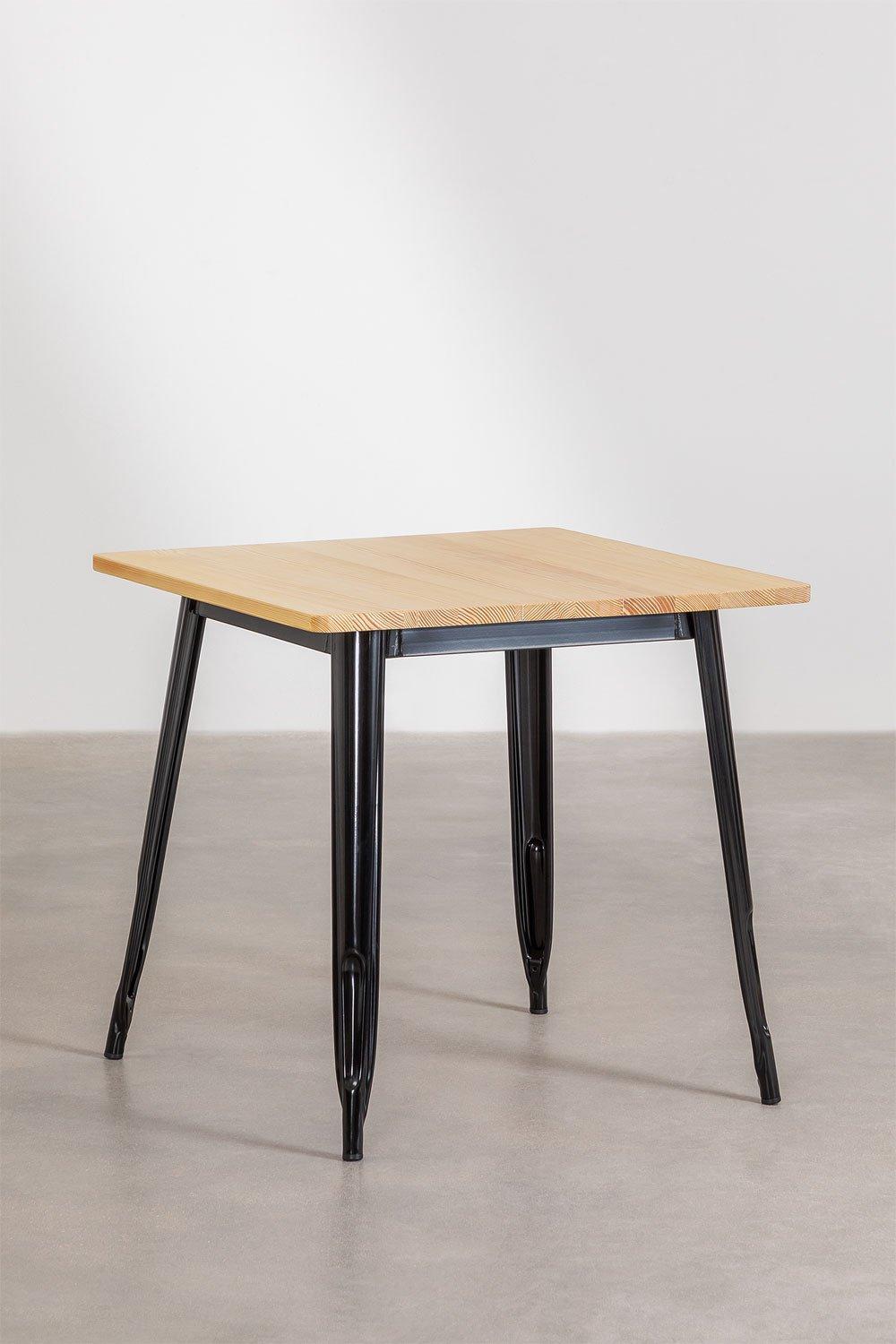 Sklum Set Mit Tisch (80x80) & 4 Stühlen Aus Holz LIX