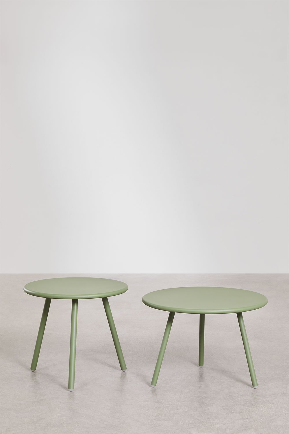 Sklum Set Of 2 Aradina Iron Garden Side Tables