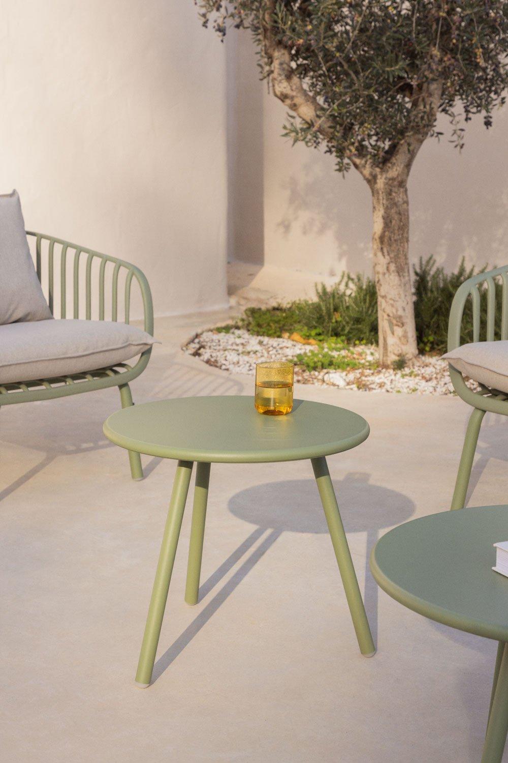 sklum Set of 2 Aradina iron garden side tables