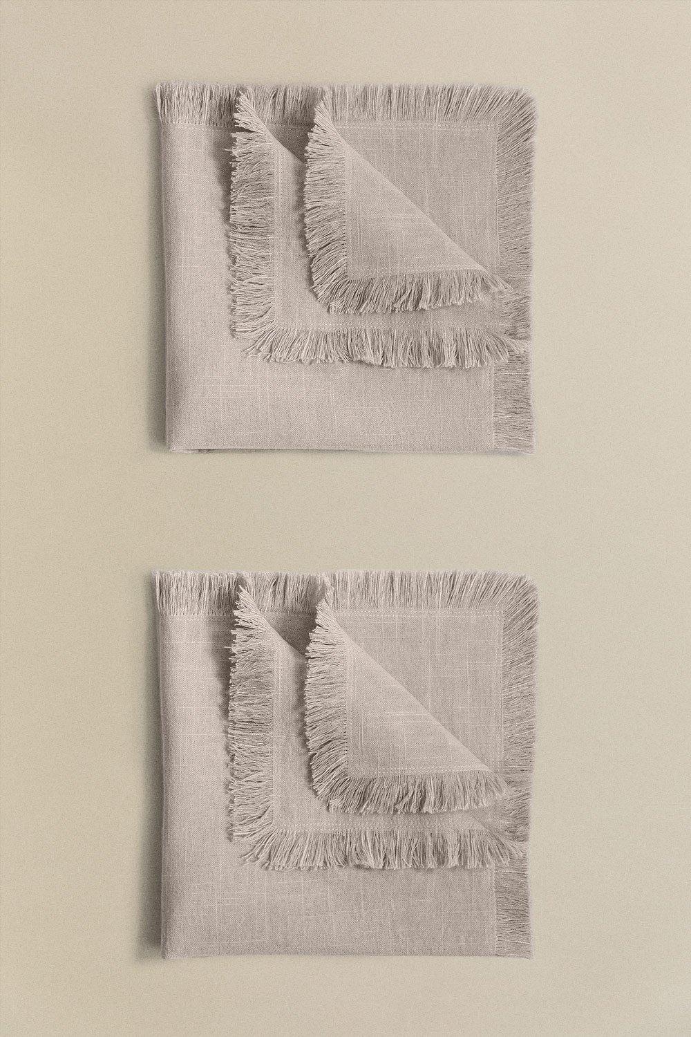 Sklum Set Of 2 Cotton Napkins Nedeliya