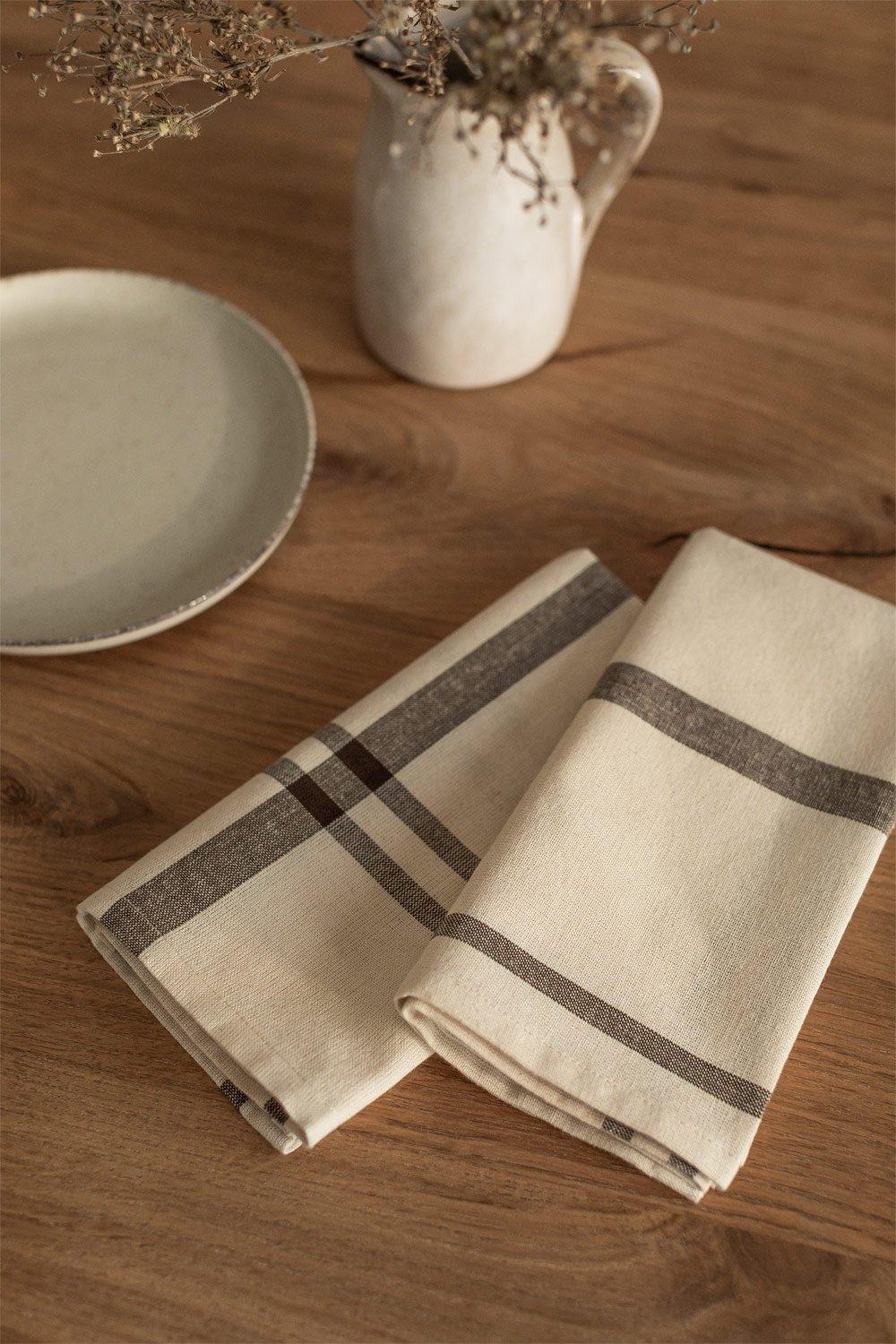 sklum Set of 2 Ducase Cotton Napkins