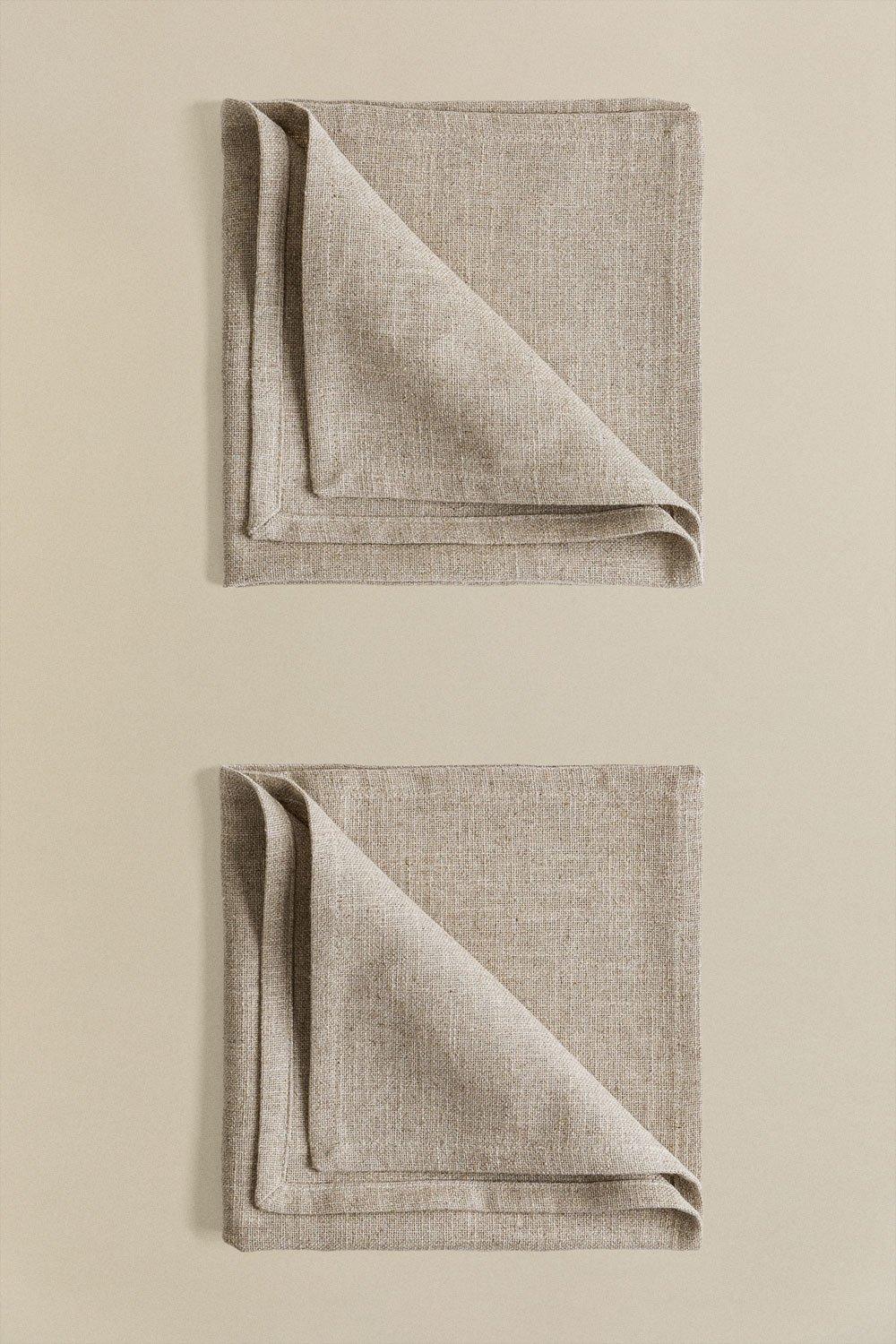 Sklum Set Of 2 Linen And Cotton Napkins EDERNE