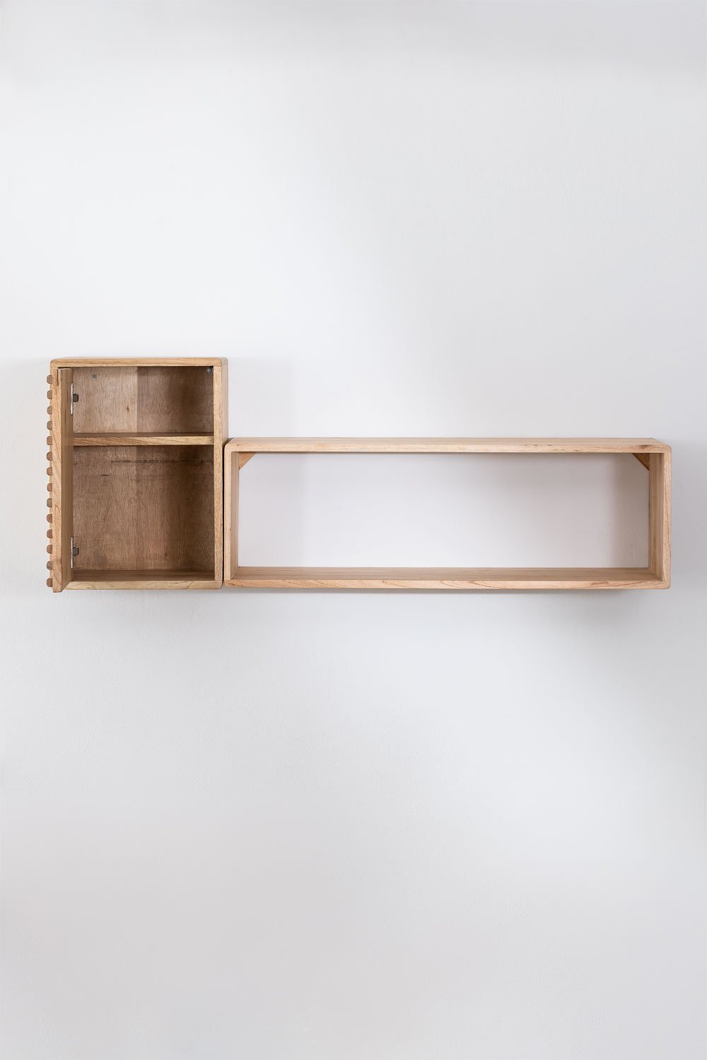 Sklum Set Of 2 Wood Wall Shelves DELEYNA