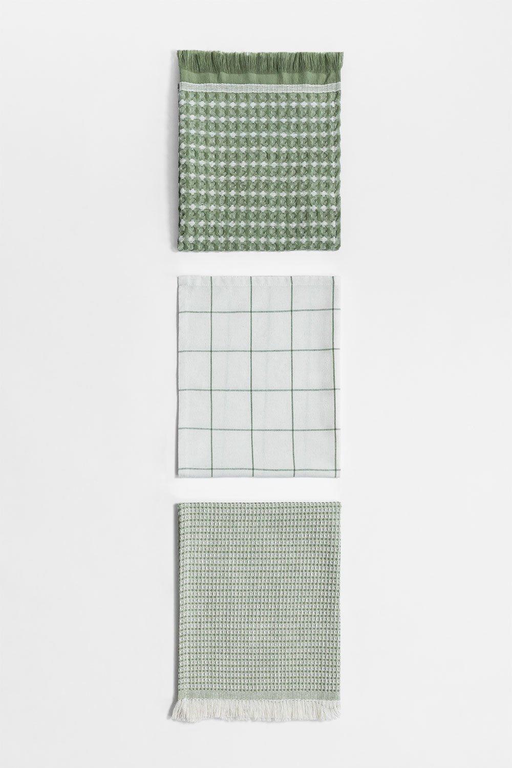 Sklum Set Of 3 Cotton Kitchen Towels Bijana