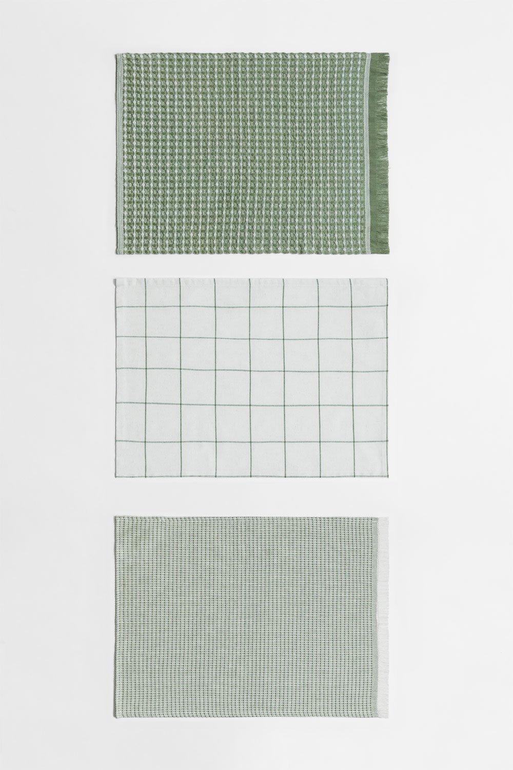 Sklum Set Of 3 Cotton Kitchen Towels Bijana