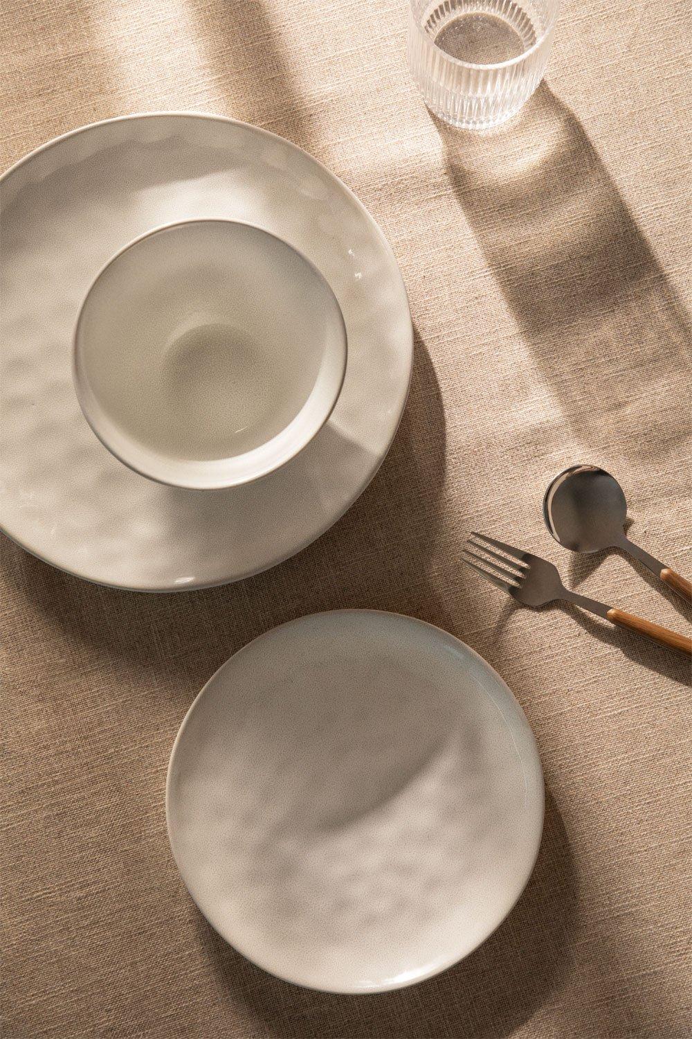 sklum Sibeta 12-piece stoneware dinnerware set