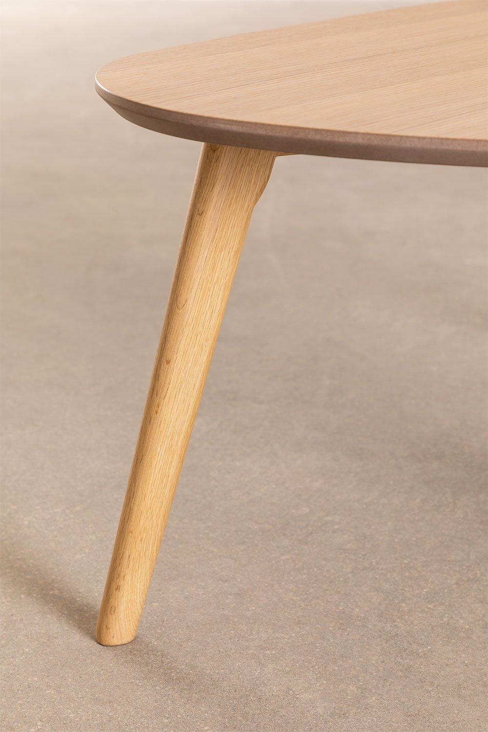 Sklum Side Table In Mdf And Yavik Pine Wood