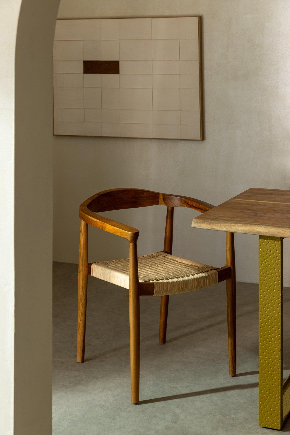 sklum Silla de comedor con reposabrazos Kiemer