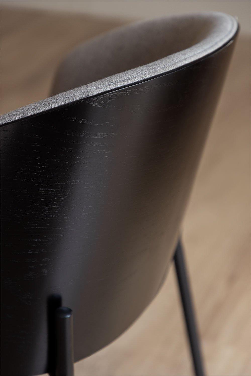 Sklum Silla De Comedor En Madera Tapizada Amieva