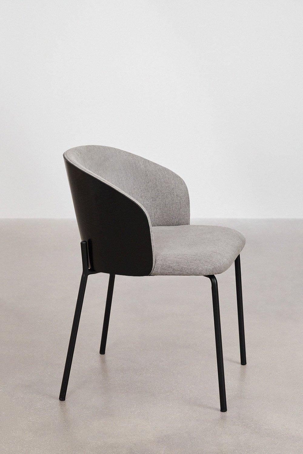 Sklum Silla De Comedor En Madera Tapizada Amieva