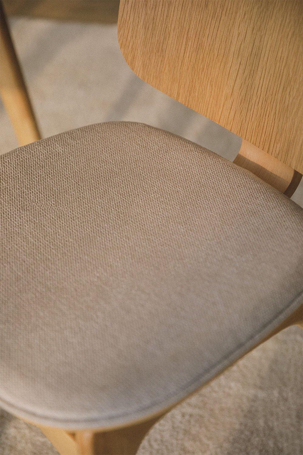 Sklum Silla De Comedor En Madera Y Tapizada Canada