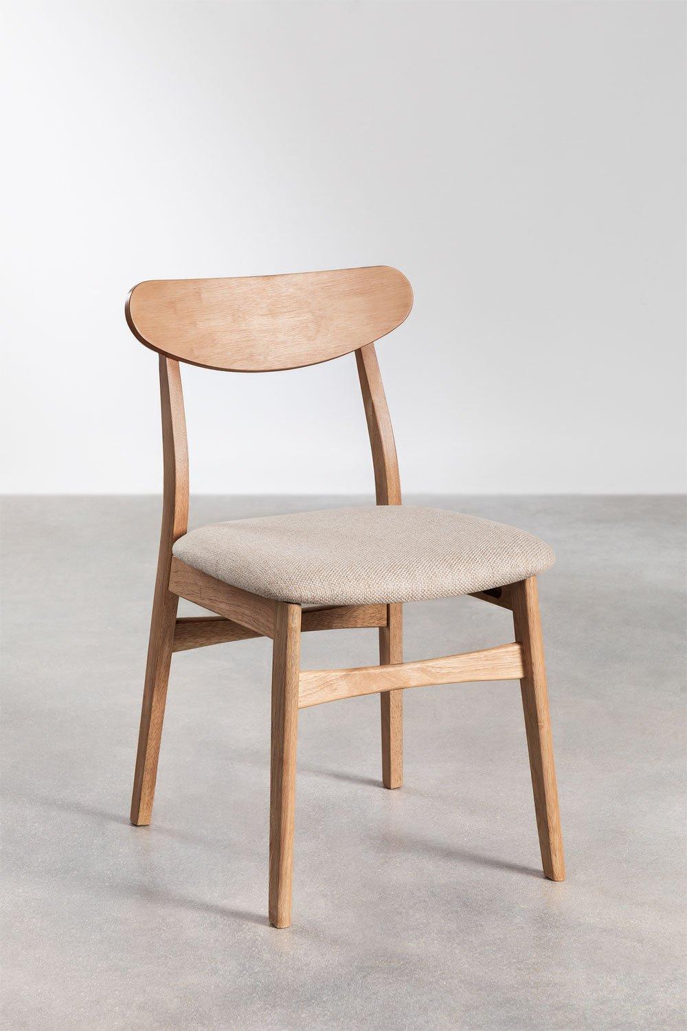 Sklum Silla De Comedor En Tela Y Madera Cloda