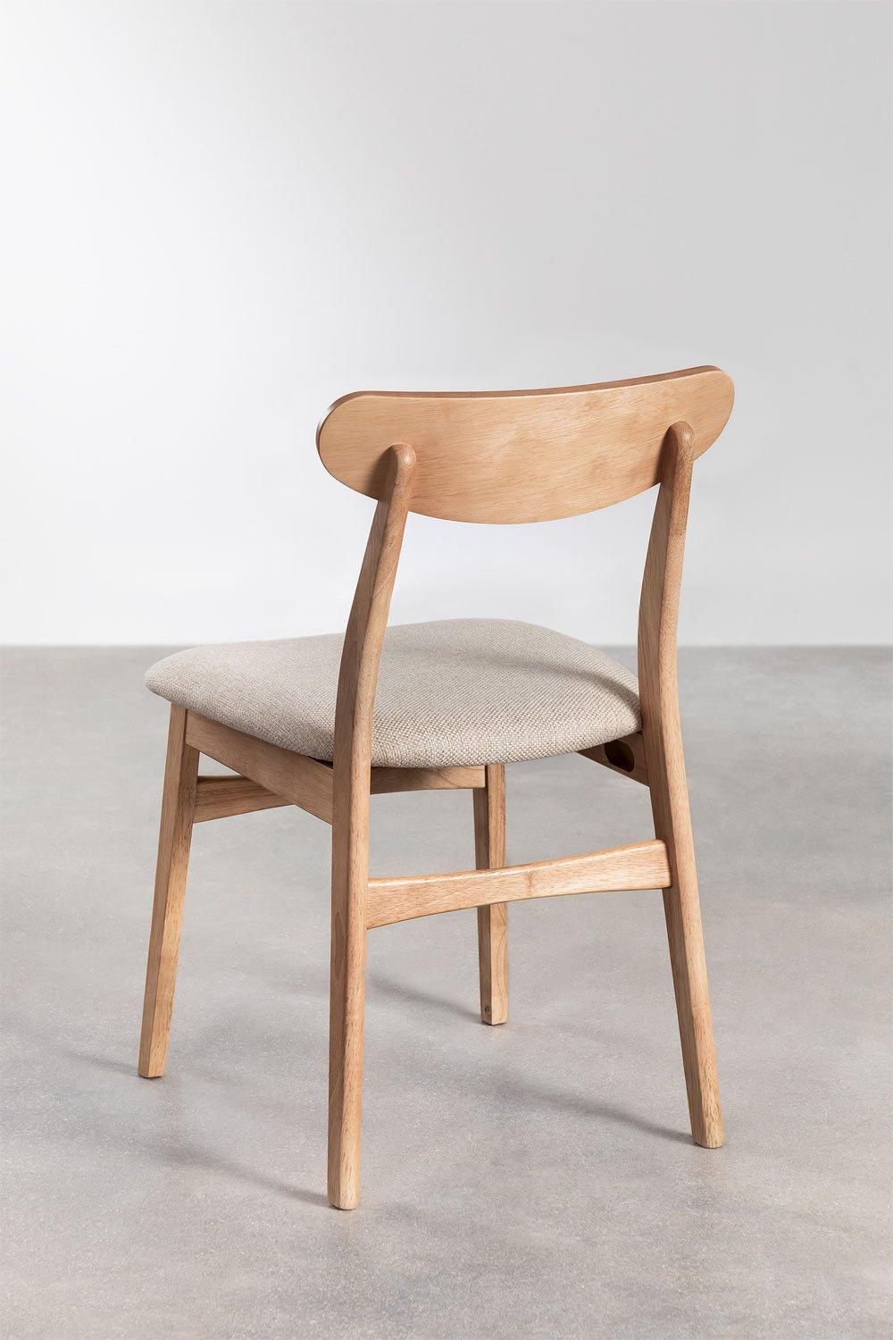 Sklum Silla De Comedor En Tela Y Madera Cloda