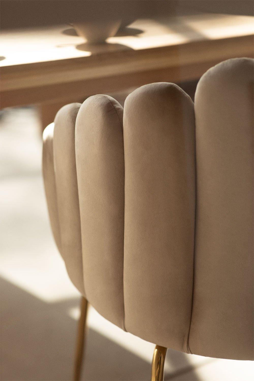 Sklum Silla De Comedor En Terciopelo Markina