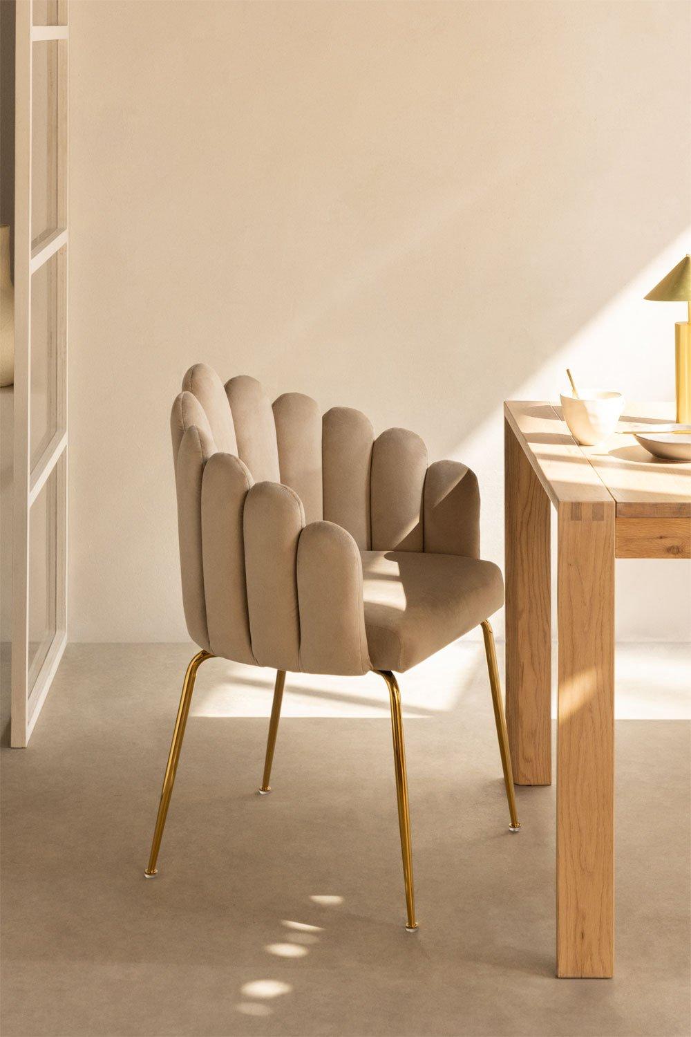 sklum Silla de Comedor en Terciopelo Markina