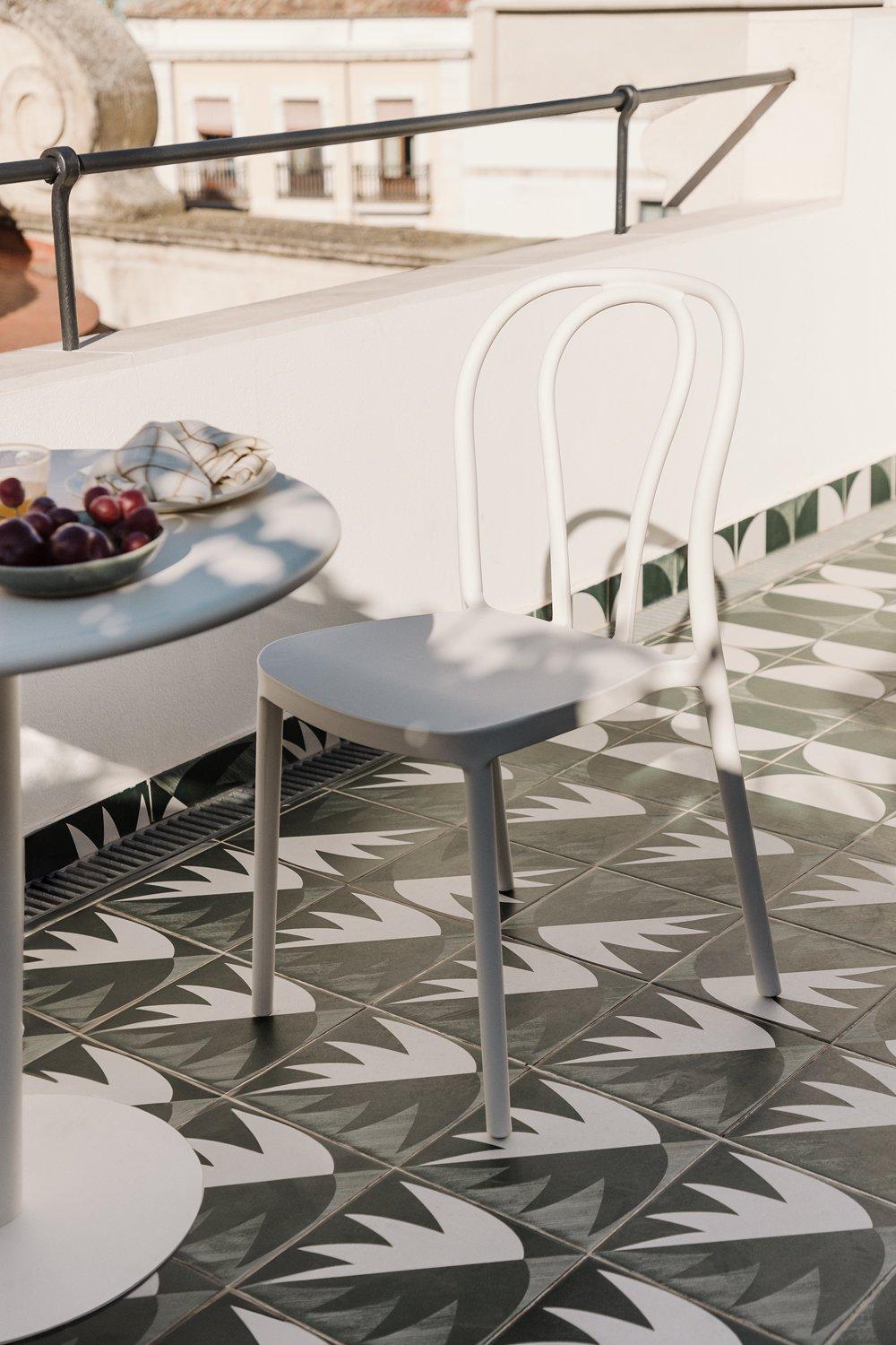 sklum Silla de Jardín Apilable Mizzi