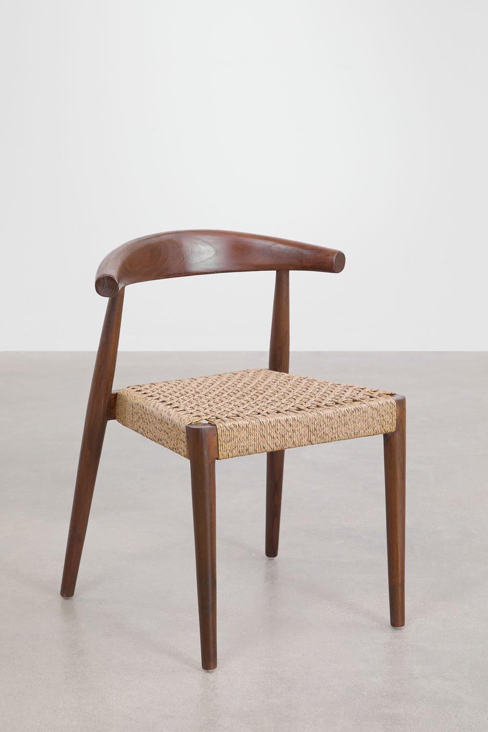 sklum Silla de jardín en madera de teca Celle