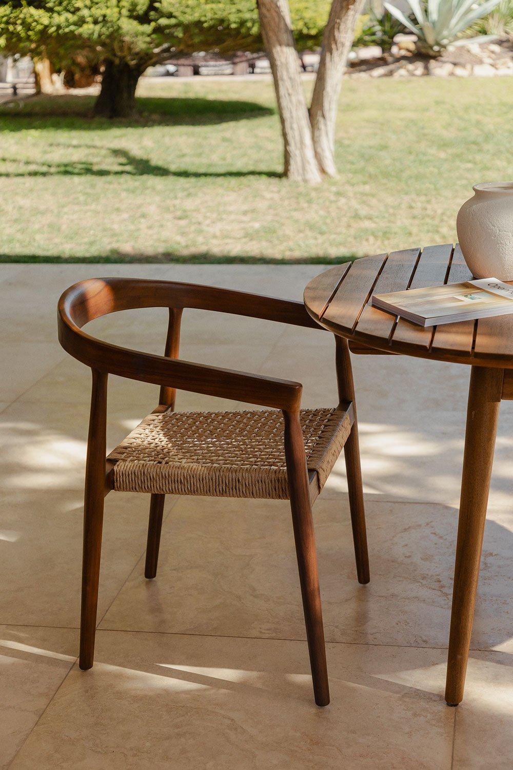 sklum Silla de jardín en madera de teca Visby