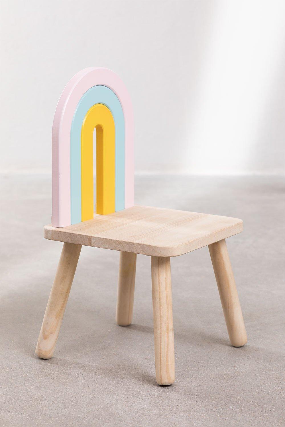 Sklum Silla En Madera Mini Rainbow Kids
