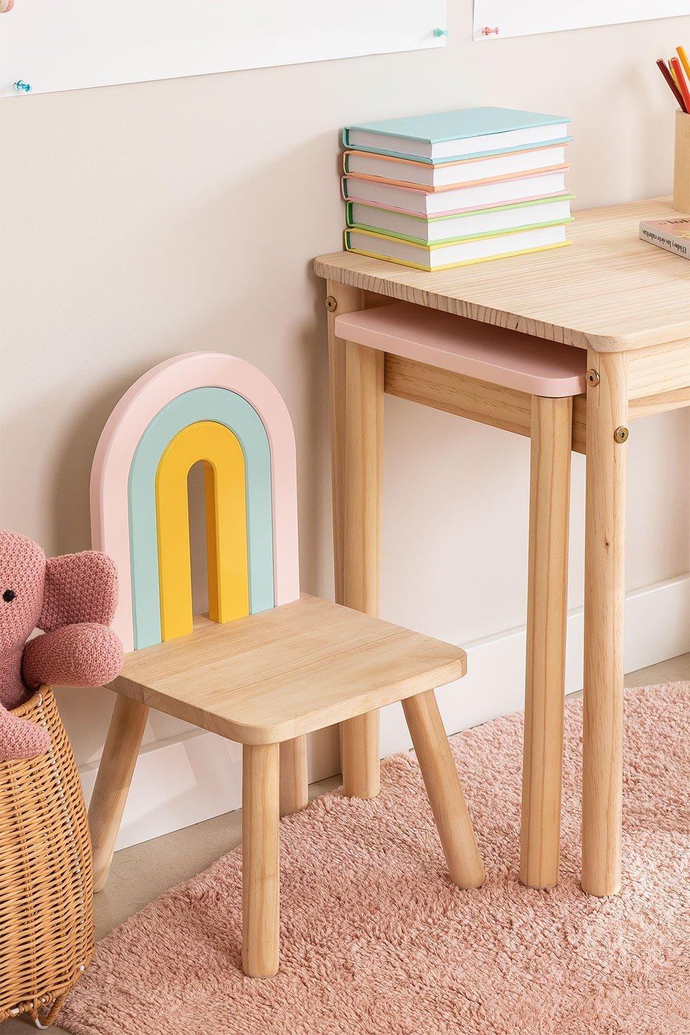 sklum Silla en Madera Mini Rainbow Kids