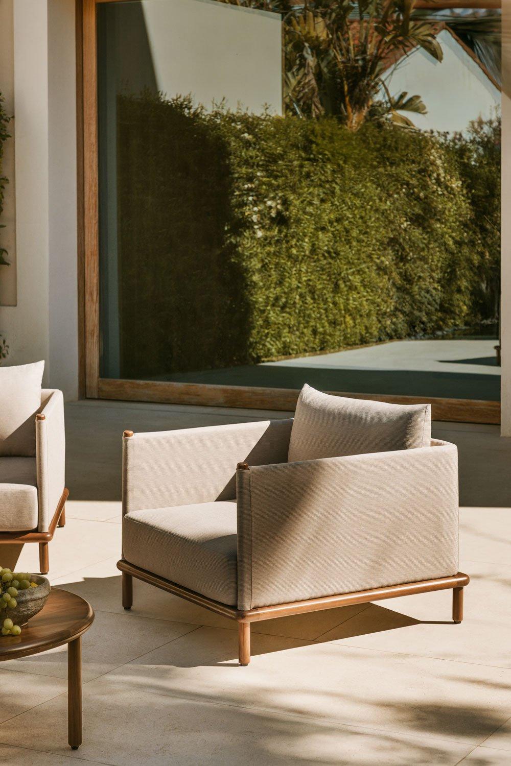 sklum Sillón de jardín en madera de acacia Olivia