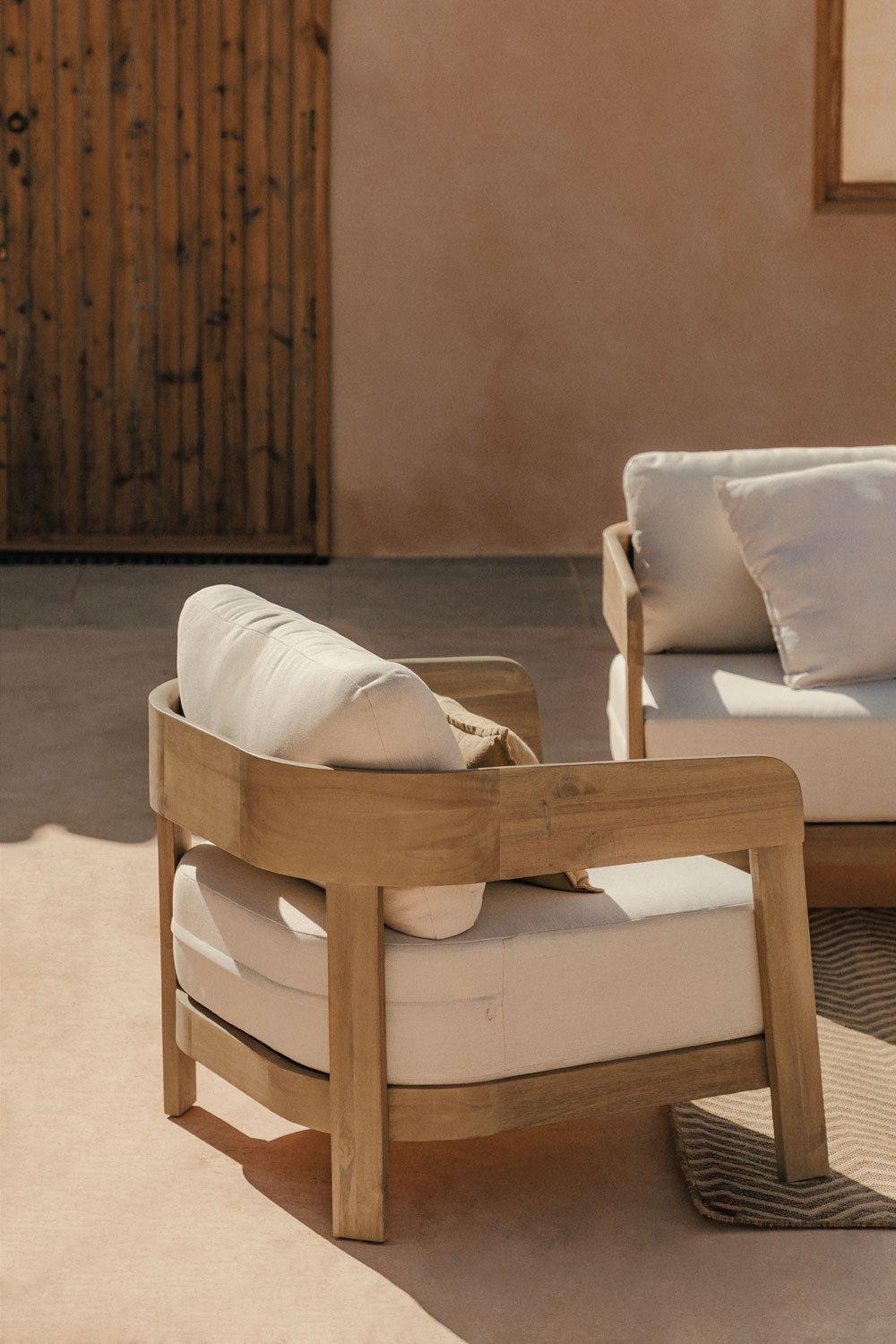 Sklum Sillón De Jardín En Madera De Acacia Uleno