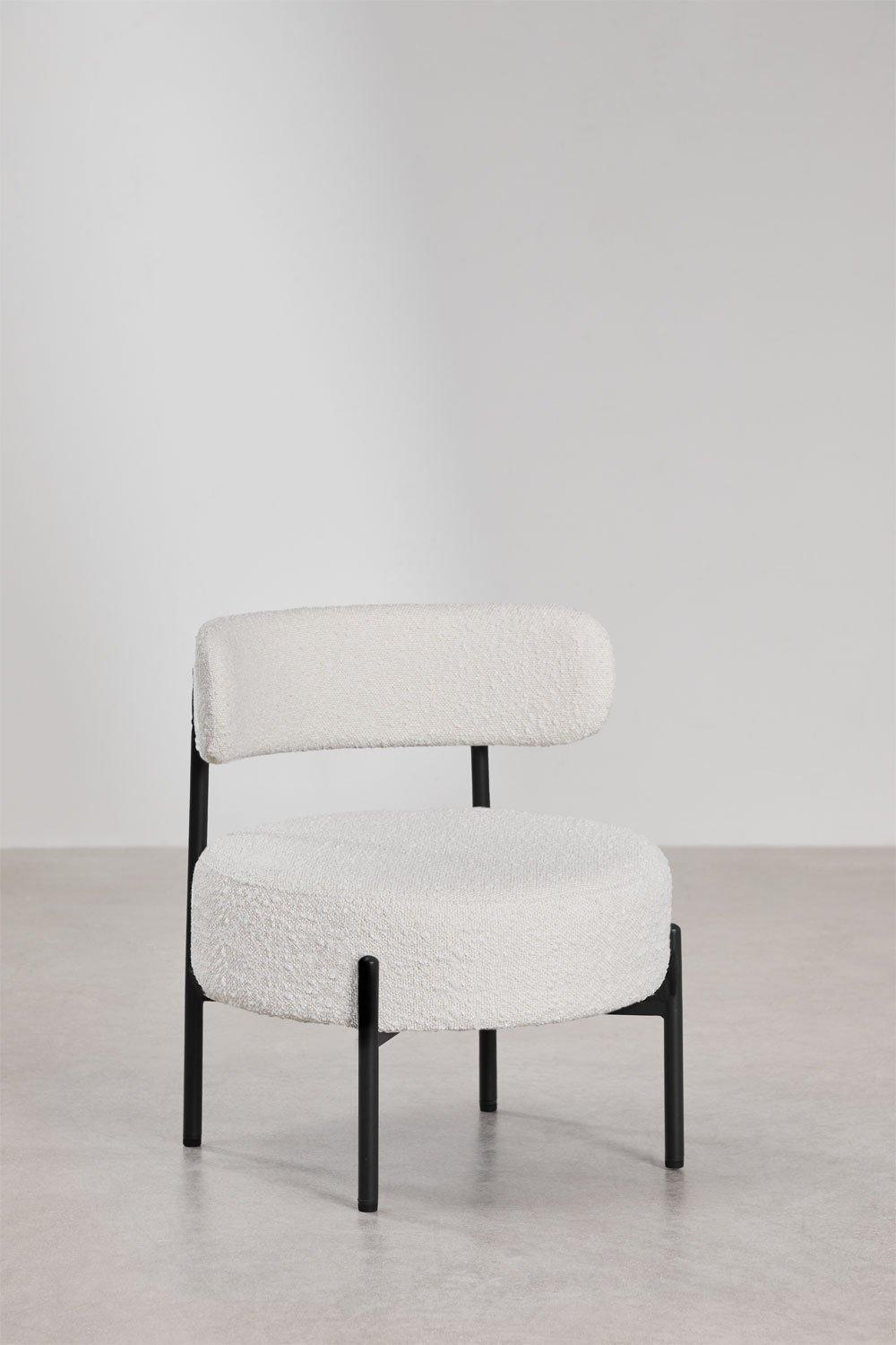 sklum Sillón en tela bouclé Anisa