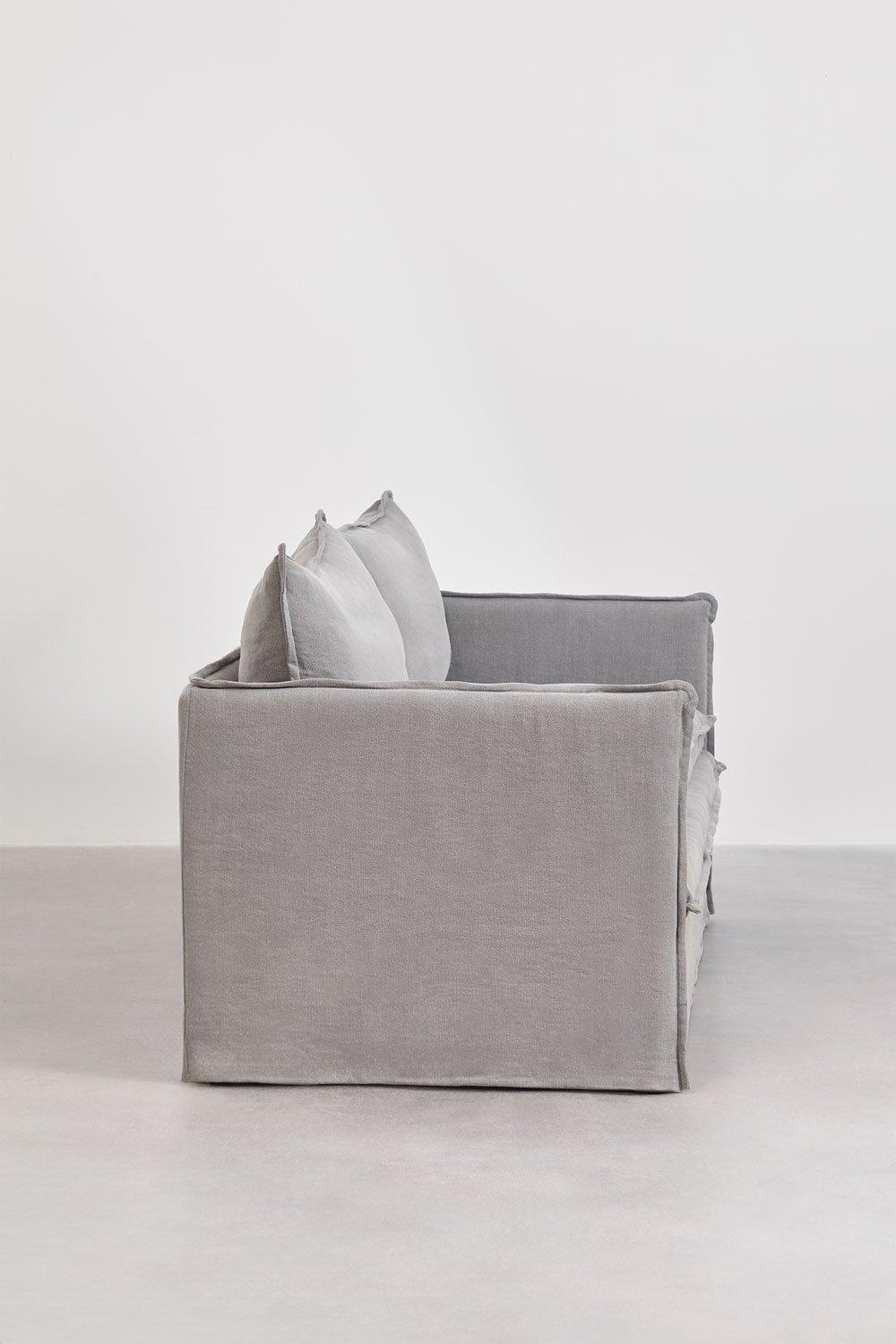 Sklum Sofá De 3 Plazas En Lino Y Algodón Grace