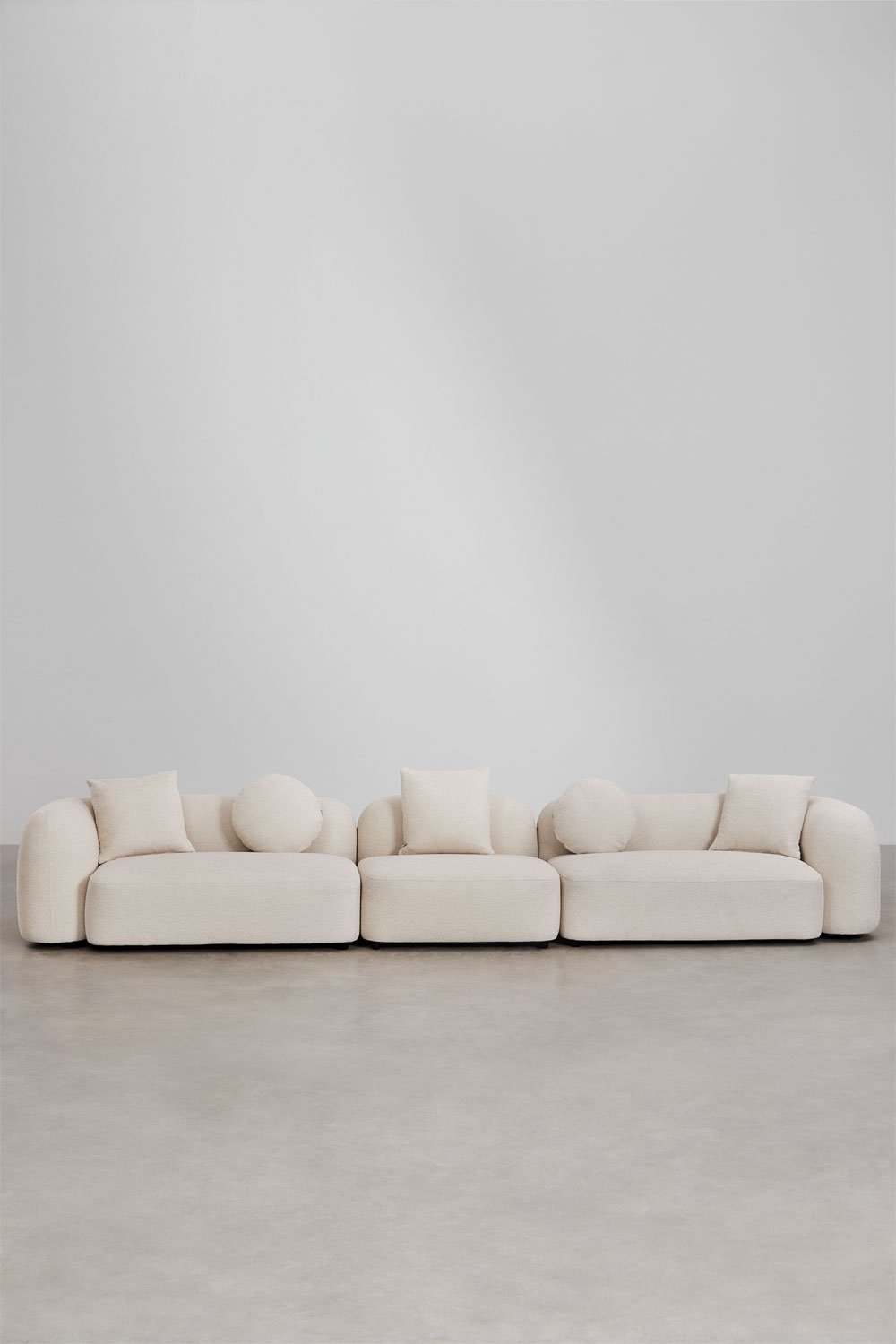 Sklum Sofá Modular De 3 Piezas En Chenilla Coco