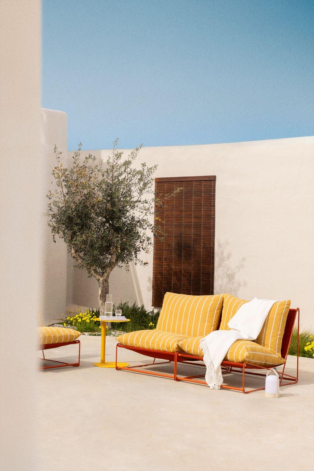 sklum Sofá modular de jardín de 2 piezas Amaro
