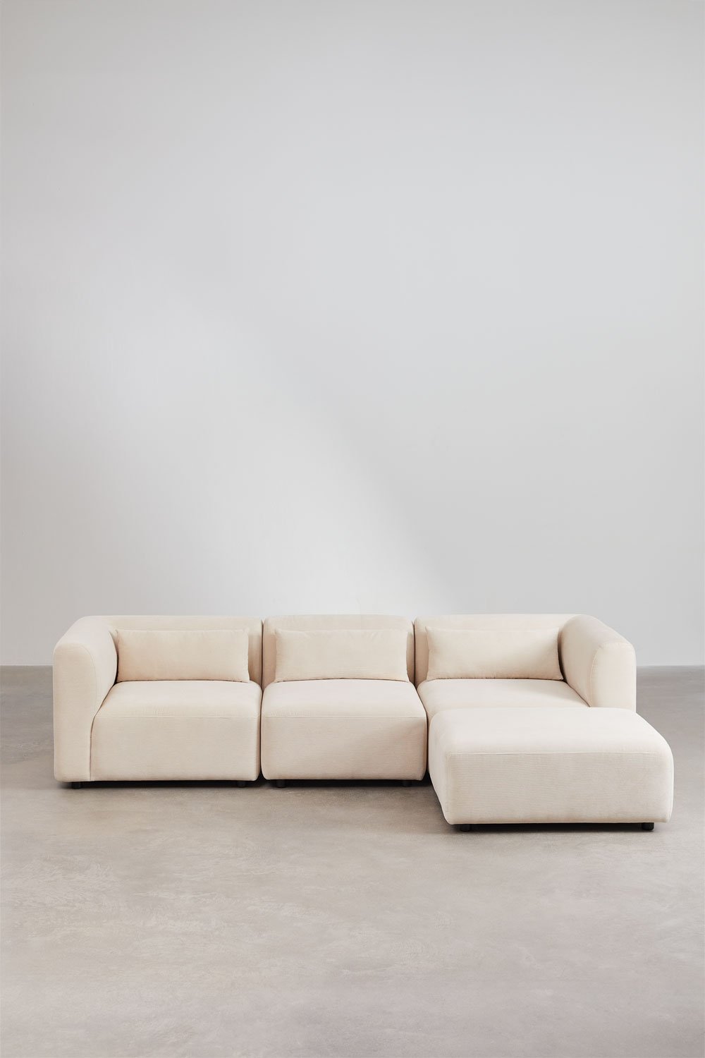 Sklum Sofa Modułowa 3-częściowa Z Pufą Fogler