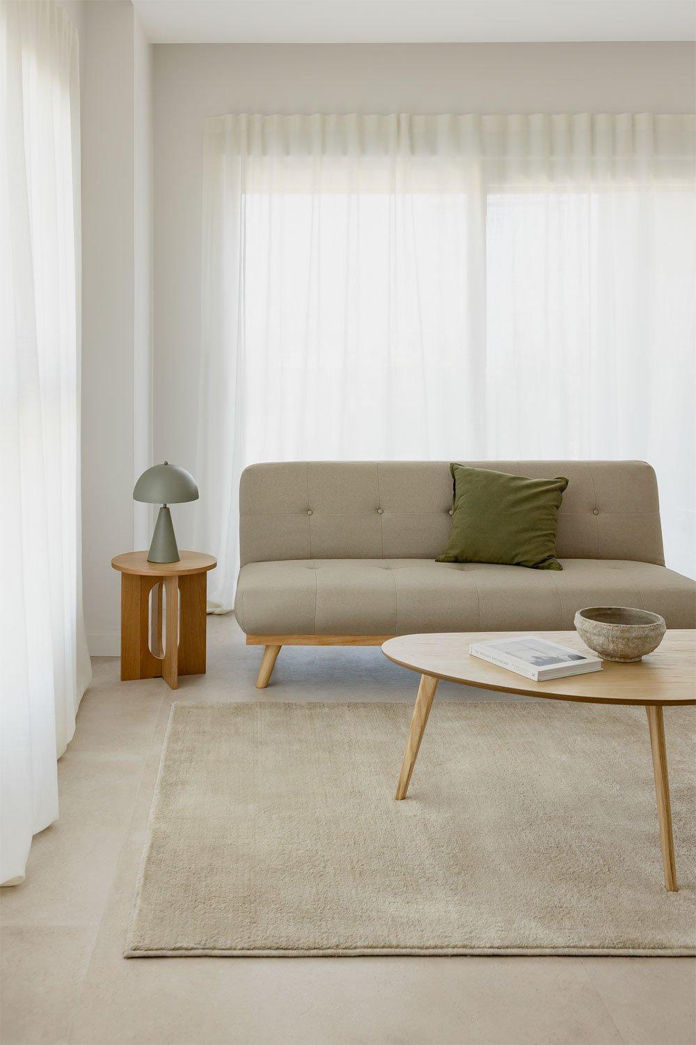 sklum Sofá reclinable de 2 plazas en lino Juhli