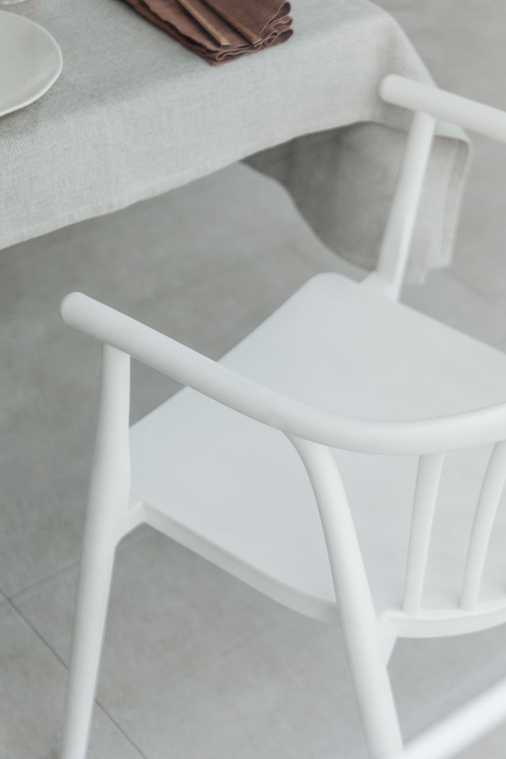Sklum Stackable Dining Chair With Armrests Ivor