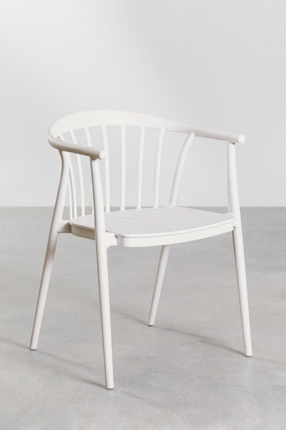Sklum Stackable Dining Chair With Armrests Ivor