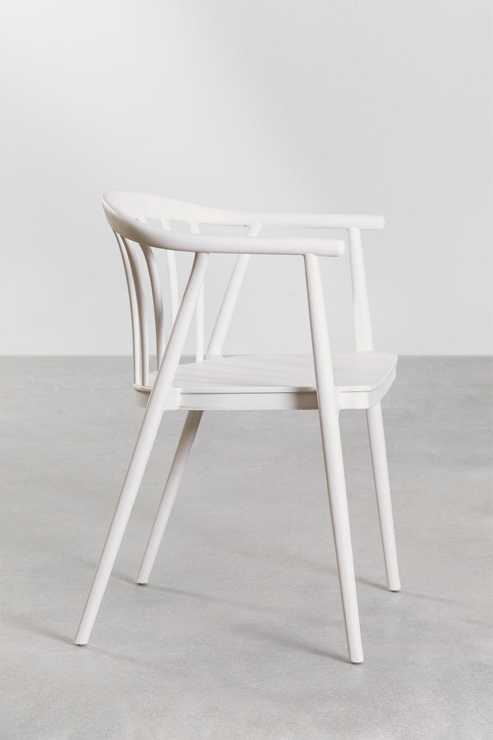 Sklum Stackable Dining Chair With Armrests Ivor