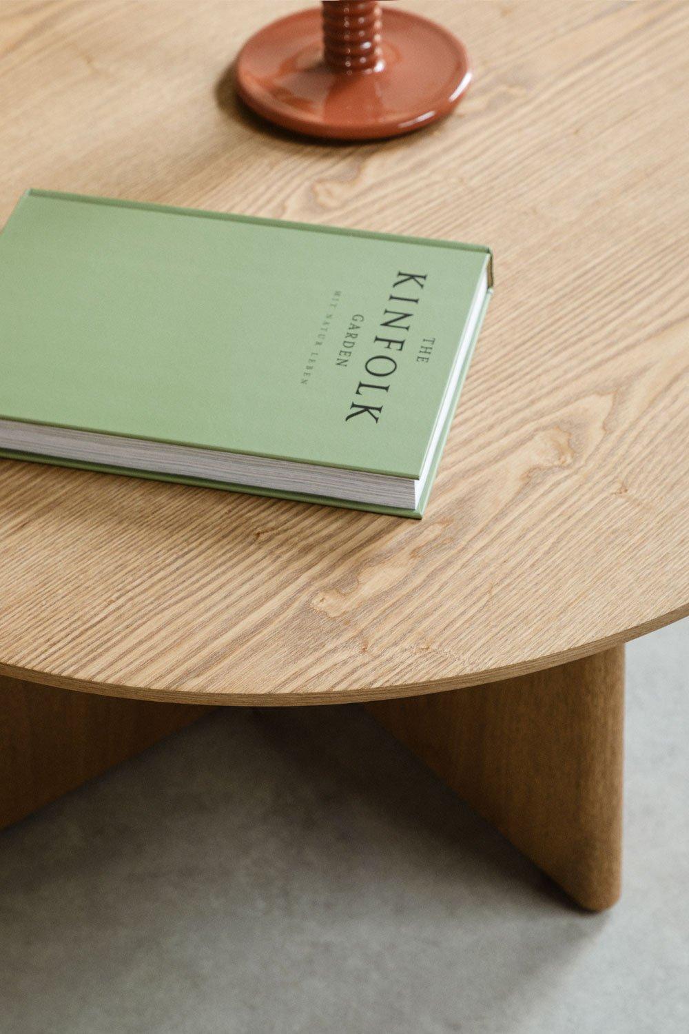 Sklum Table Basse Ronde En MDF (Ø80 Cm) Saonara