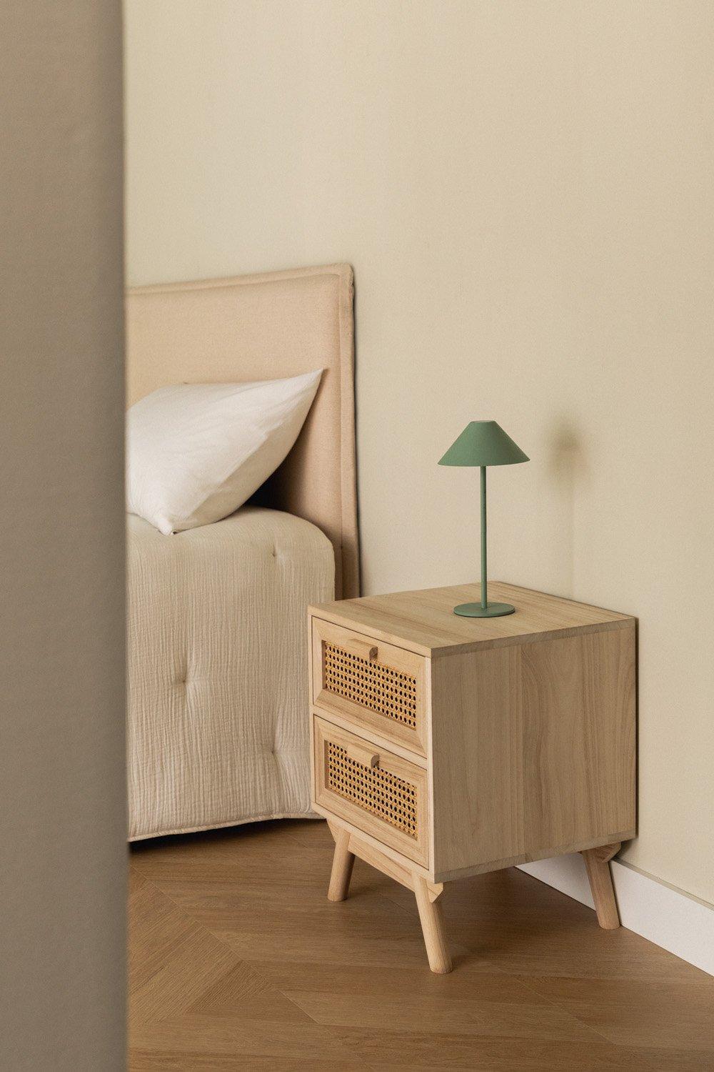 sklum Table de Chevet en Bois Ralik