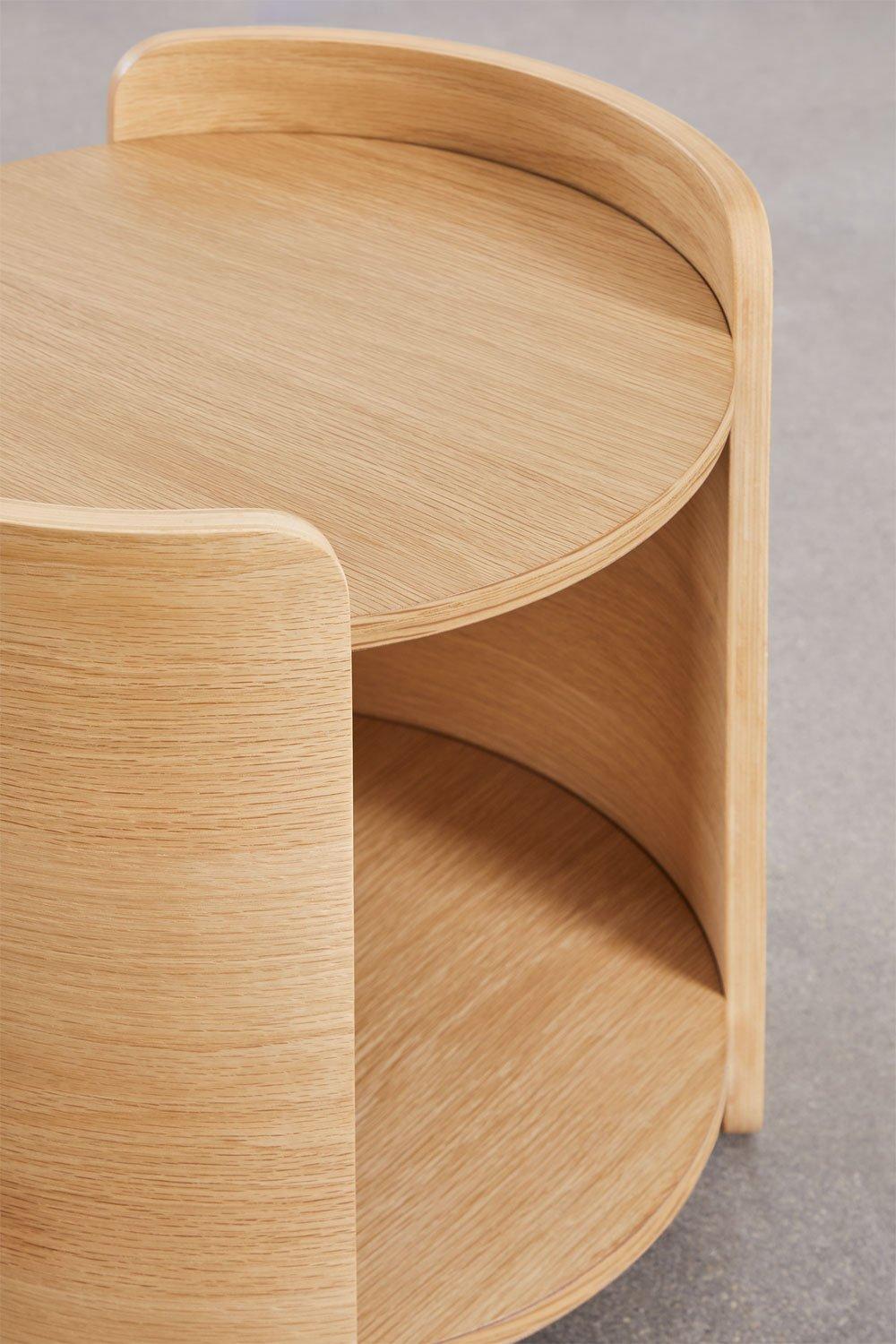 Sklum Table De Nuit En Bois Adelis