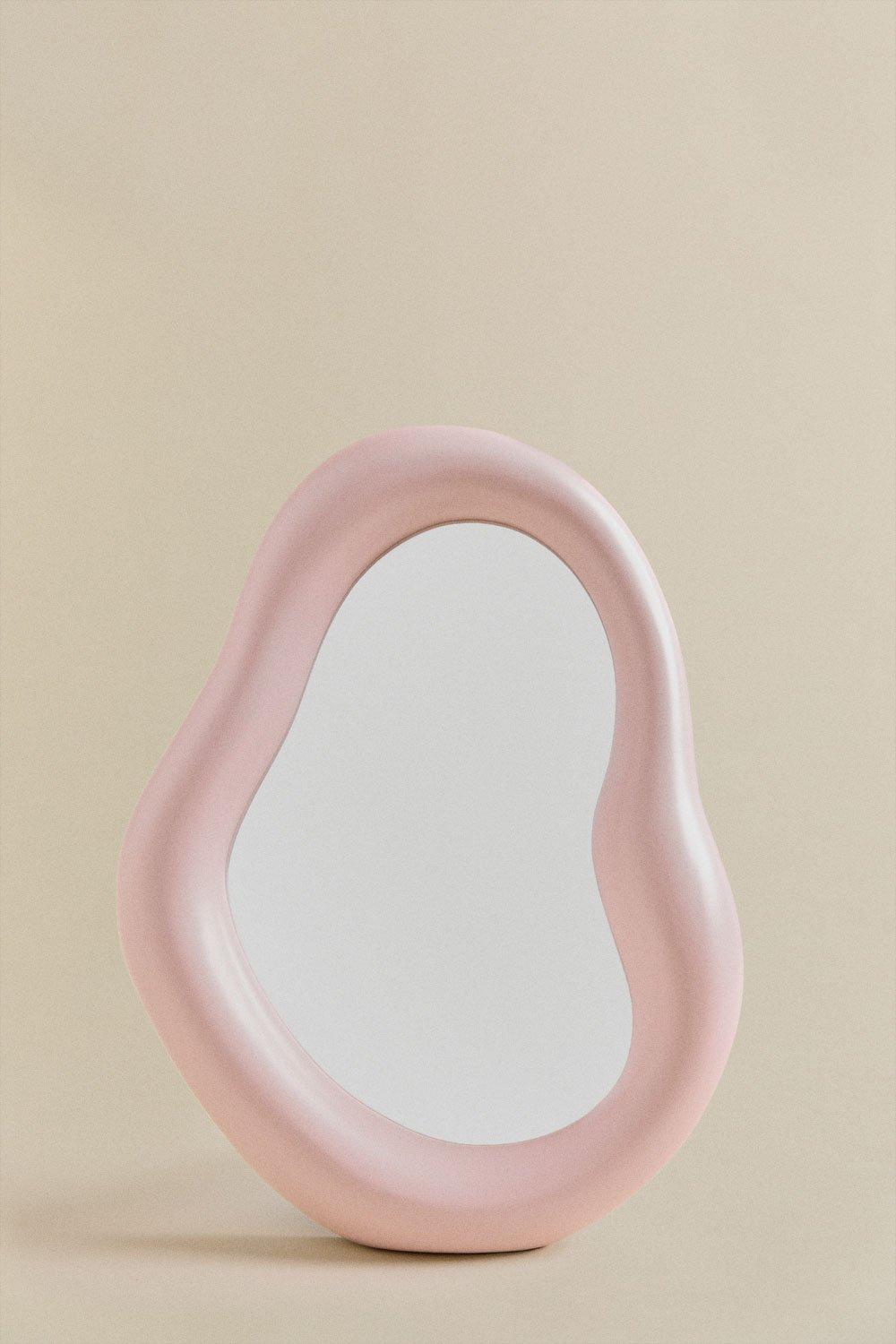 Sklum Table Mirror 20x30 Cm In Estony Ceramic
