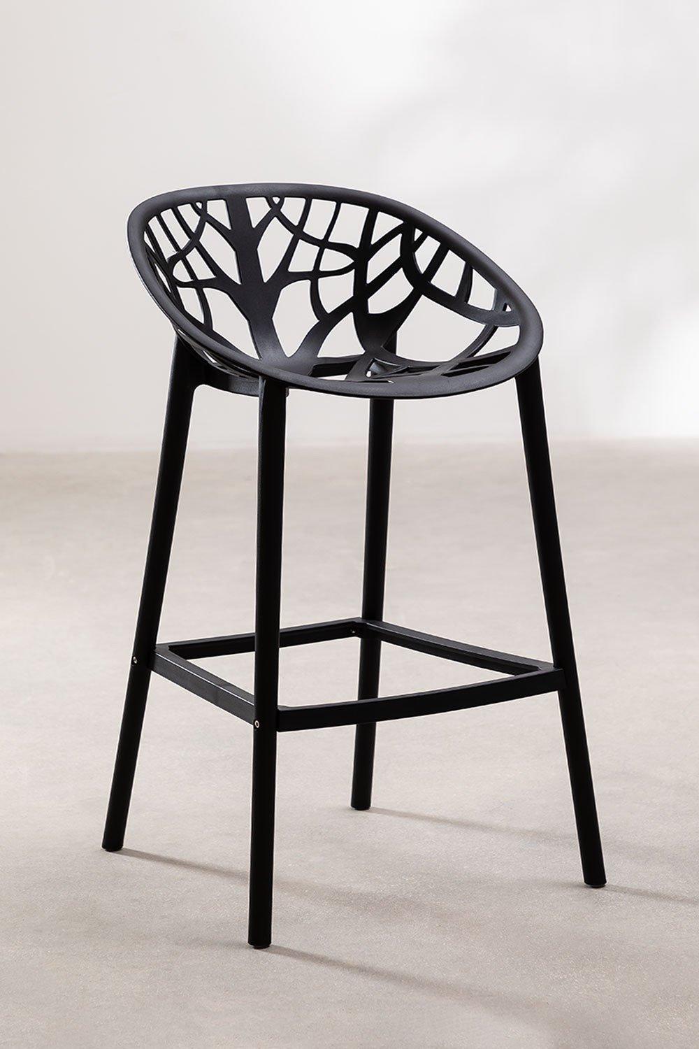 sklum Tabouret haut de jardin 65cm noir Ores
