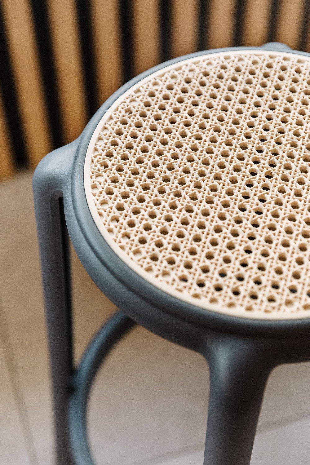 Sklum Tabouret Haut Gris Graphite Omara