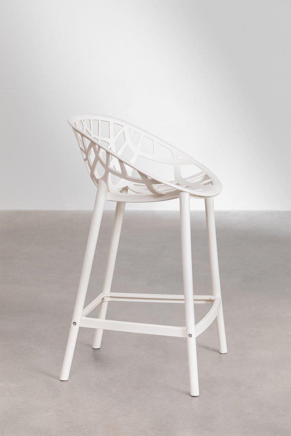 Sklum Taburete Alto 65cm Blanco Gardenia Ores